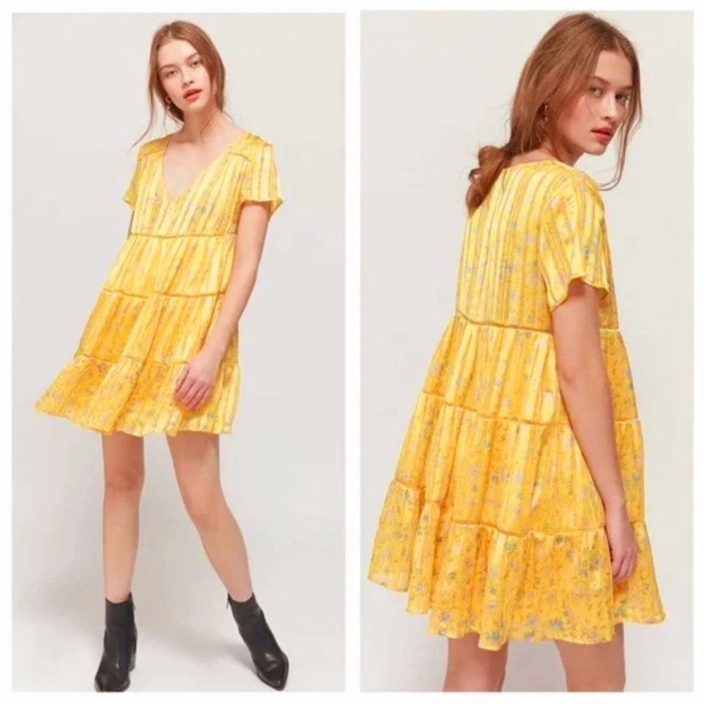 Urban Outfitters Sunny Floral Mini Dress